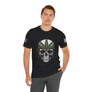 Ash & Bones Apparel - Leaf Skull Unisex Short Sleeve Tee
