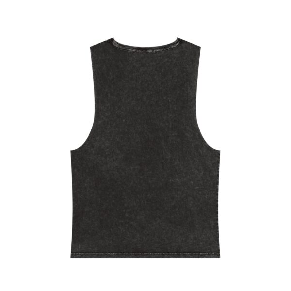 Ash and Bones Apparel - Stone Wash Tank Top - Rainbow Skeleton with Pipe - Image 3