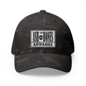 Ash and Bones - Logo Closed-Back Structured Cap 5 Colors 2 Sizes