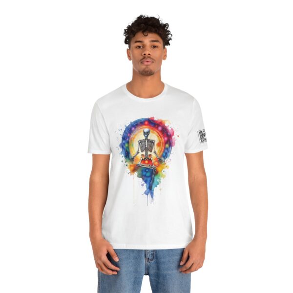 Ash and Bones Apparel - Chakra Skeleton - Unisex Short Sleeve Tee - Image 2