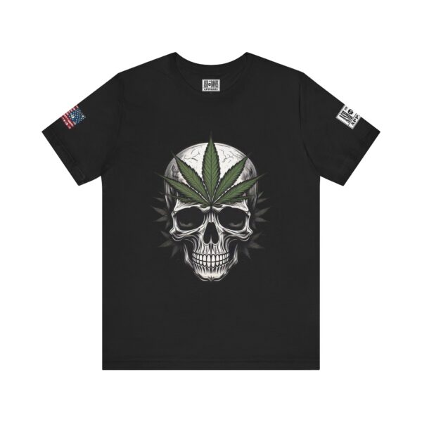 Ash & Bones Apparel - Leaf Skull Unisex Short Sleeve Tee - Image 2