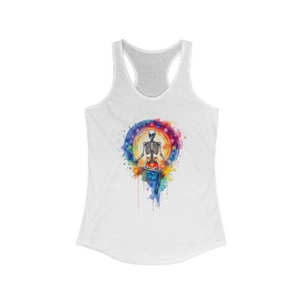 Ash and Bones Apparel - Chakra and Skeleton - Women's Ideal Racerback Tank